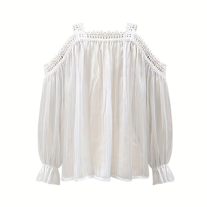 Határokon átnyúló, kifejezetten európai és amerikai divathoz tervezett, divatos, csipkés, nyári női utcai viseletre tervezett, sokoldalú, laza felsők