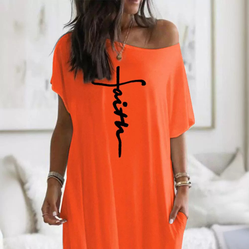 Fustă lungă casual cu imprimeu de litere Amazon Independent Station pentru femei, toamna și iarna 2024, mărime plus, Fat Girl