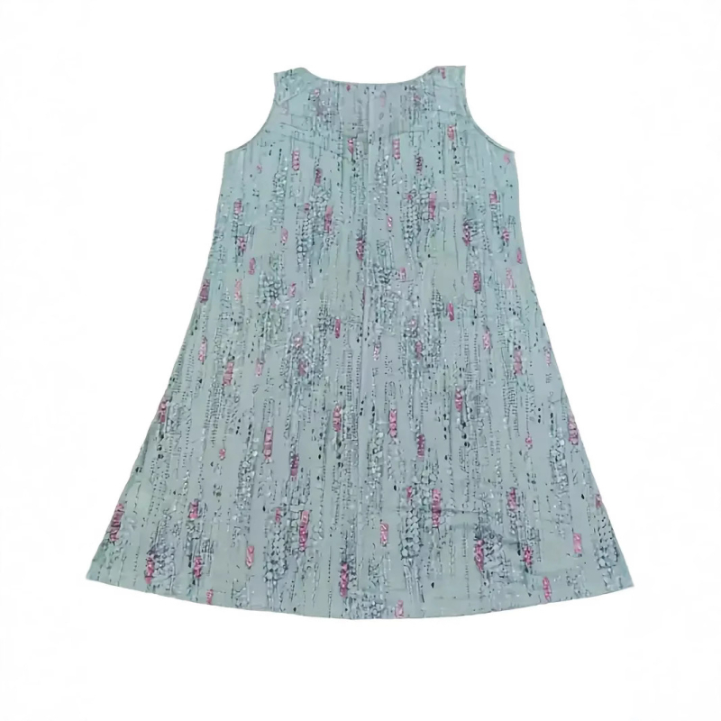 Európai és amerikai határokon átnyúló független állomás rövid szoknya nyári új nagy méretű női ruházat virágmintás hétköznapi kerek nyakú bő mellényes ruha