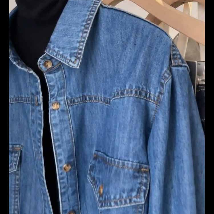 2025-ös ingázós női farmering réteges kabáttal, kis termetűeknek, új dizájnnal, niche felsők