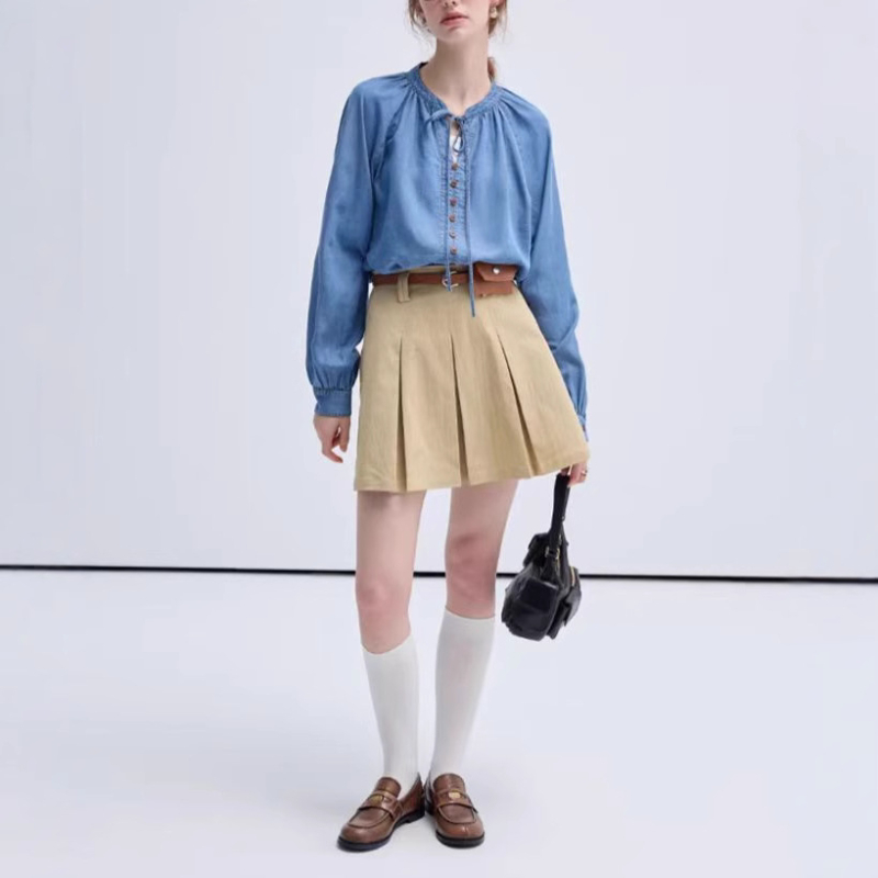 VEGA Ing Női 2025 Tavaszi és Őszi Új Francia Retro Farmering