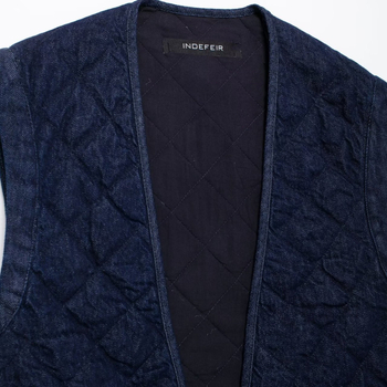 Väliskaubanduse hulgimüük sügis uus Euroopa ja Ameerika stiilis teksariidest lahtine vabaaja lühike puuvillase polstriga jakk-vest 8943040