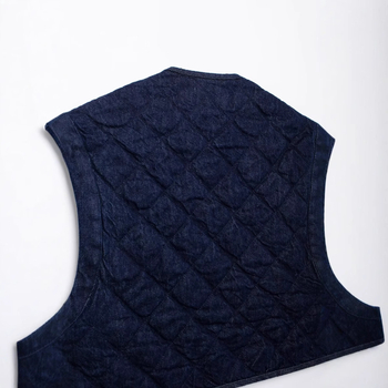 Väliskaubanduse hulgimüük sügis uus Euroopa ja Ameerika stiilis teksariidest lahtine vabaaja lühike puuvillase polstriga jakk-vest 8943040