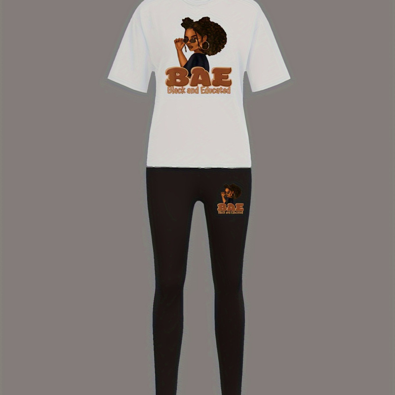 N8000B103 Európai és amerikai ruházat 2024 Határokon átnyúló tavaszi és nyári női ruházat Nyomtatott, személyre szabott, alkalmi kétrészes öltöny