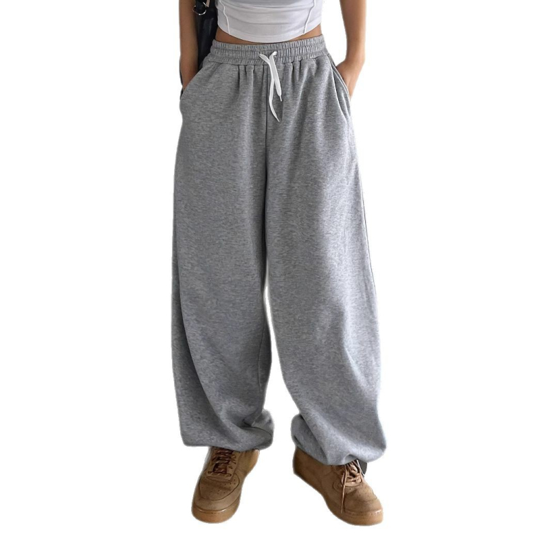 Pilkos moteriškos laisvos palaidinės, laisvalaikio stiliaus ...