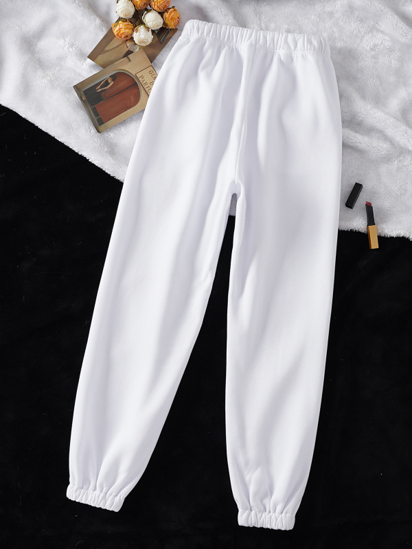 Amazon 2023 európai és amerikai határokon átnyúló külkereskedelmi női ruházat őszi és téli egyszínű magas derekú lezser laza karcsúsító egyenes nadrág női