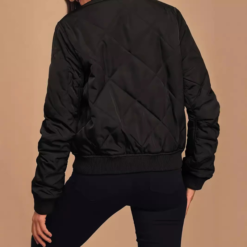 2024-es, határokon átnyúló, új, egyszínű, pamuttal bélelt kabát