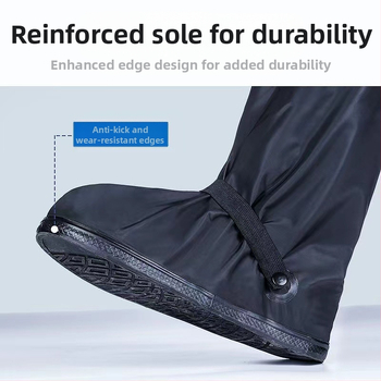 Vihmakingakate, veekindel ja vihmakindel kingakate meestele ja naistele, libisemiskindel, paksendatud ja kulumiskindel alus täiskasvanutele, vihmase ilmaga vihmasaapad