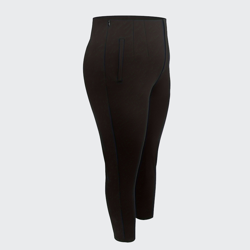 Határokon átnyúló Amazon európai és amerikai temperamentumú ingázó stílusú karcsúsított plus size nadrág Four Seasons pufók lány kis kosztümös nadrág