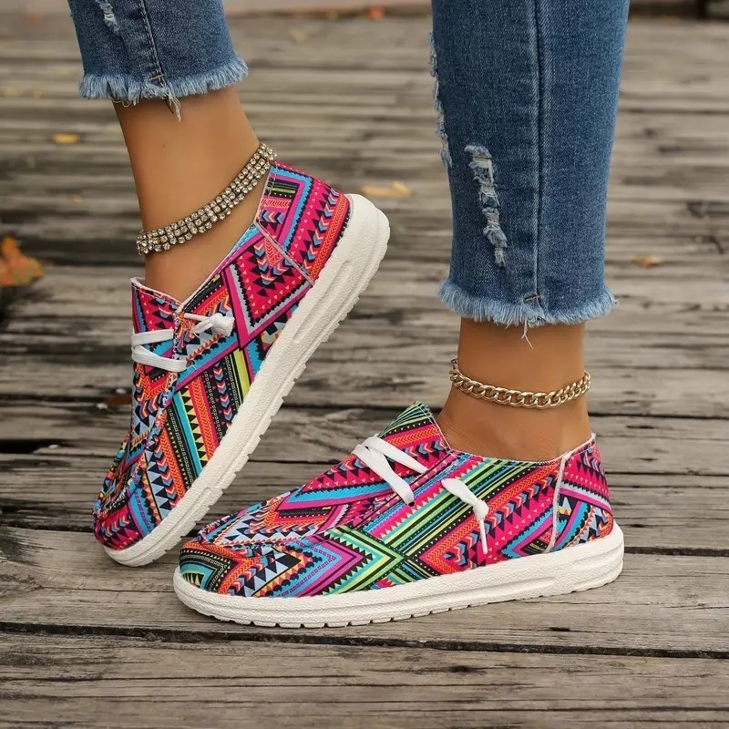 Bohém etnikai stílusú, európai és amerikai, kerek fejű, határokon átnyúló külkereskedelmi, plus size, fűzős, színben illő, alacsony szárú, lélegző, egyrétegű női cipő