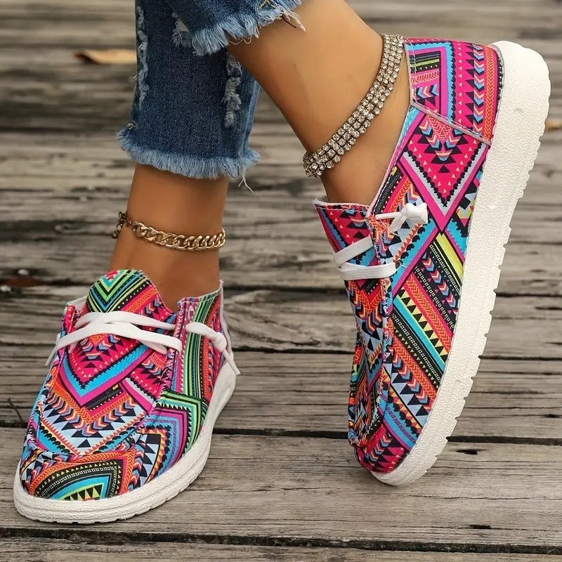 Bohém etnikai stílusú, európai és amerikai, kerek fejű, határokon átnyúló külkereskedelmi, plus size, fűzős, színben illő, alacsony szárú, lélegző, egyrétegű női cipő