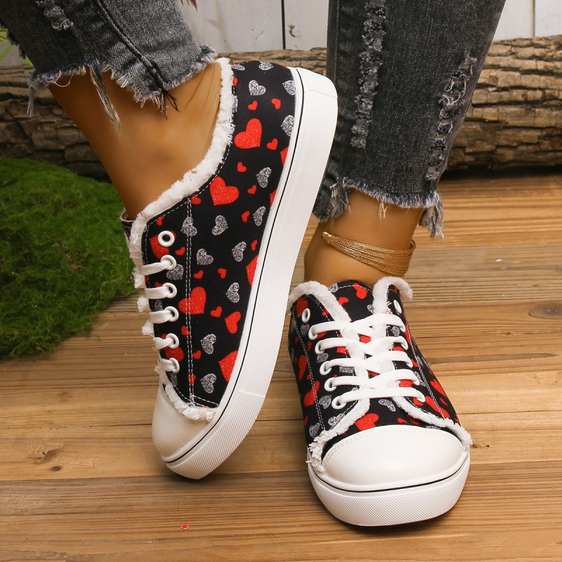 Pārrobežu plus izmēra audekla kurpes 2024. gada pavasarī, jaunas zemas kurpes ar rokām apgleznotas burvju grafiti audekla kurpes