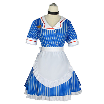 Κοστούμι υπνωτιστή ήχου cos, υπνωτισμός MV accent cosplay anime καμαριέρας πλήρες σετ με καπέλο miku