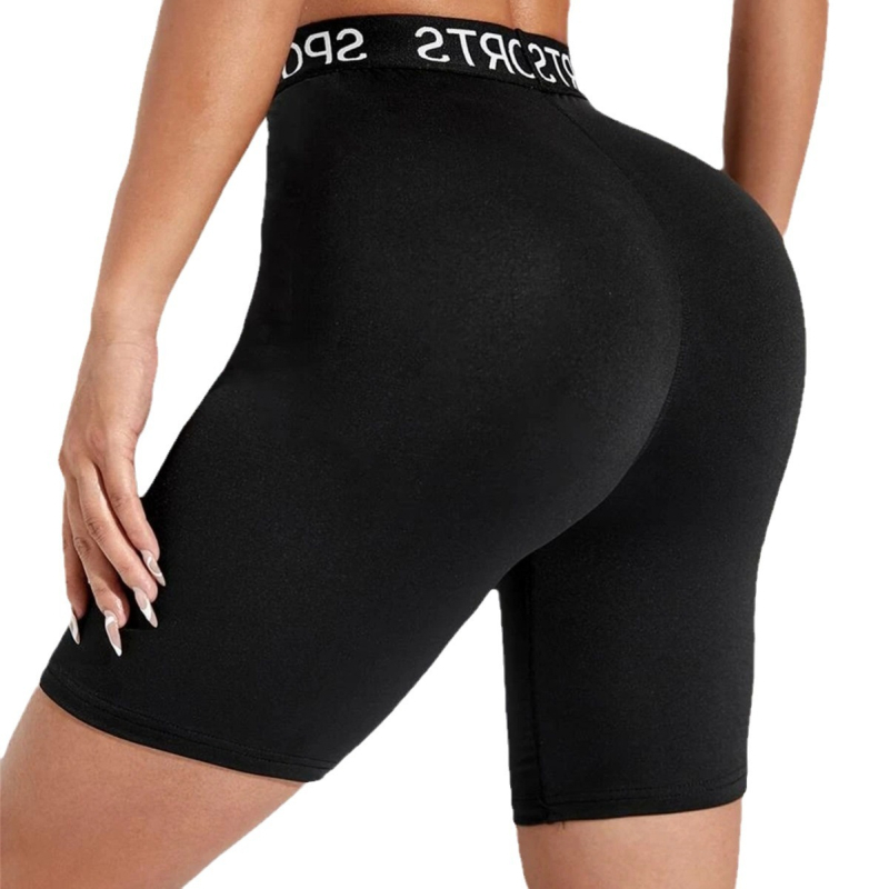 laos kevad- ja suvespordi fitnesspüksid naistele palliga higi imavad kõrge elastsusega tihedad jooksutreeningu allosas olevad lühikesed püksid kolmepunktirihmaga