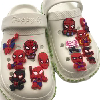 Παπούτσια Spider-Man Series, Λουλουδάτα παπούτσια, Παπούτσια με αγκράφα, Παπούτσια PVC, Λουλουδάτα κροκόδειλα, Amazon Explosions