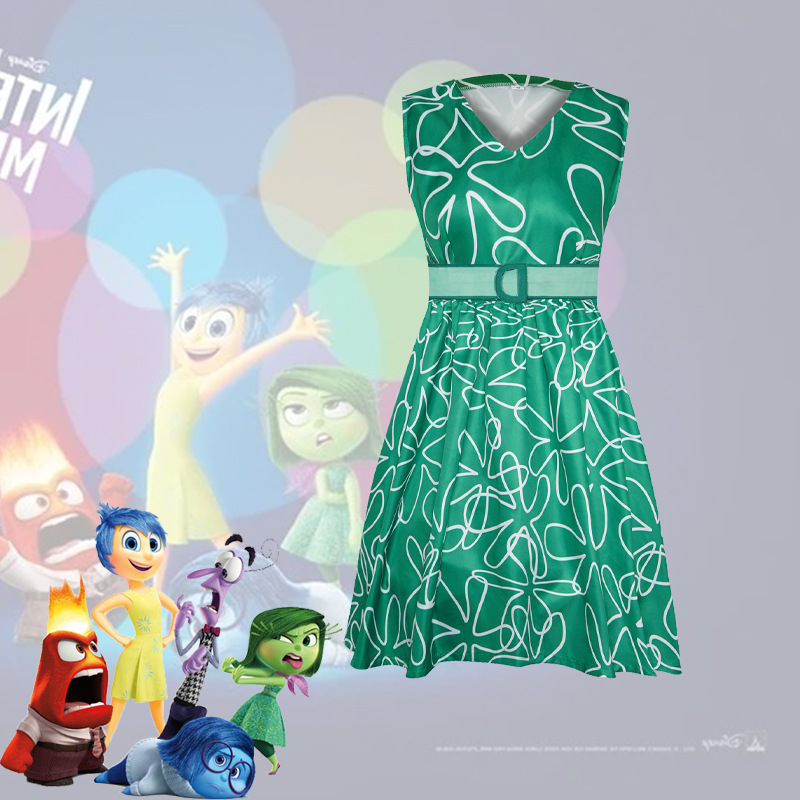 Mind Secret Force Inside Out2 Lele ienīst Helovīna sekundāro lomu spēles cosplay kostīmu