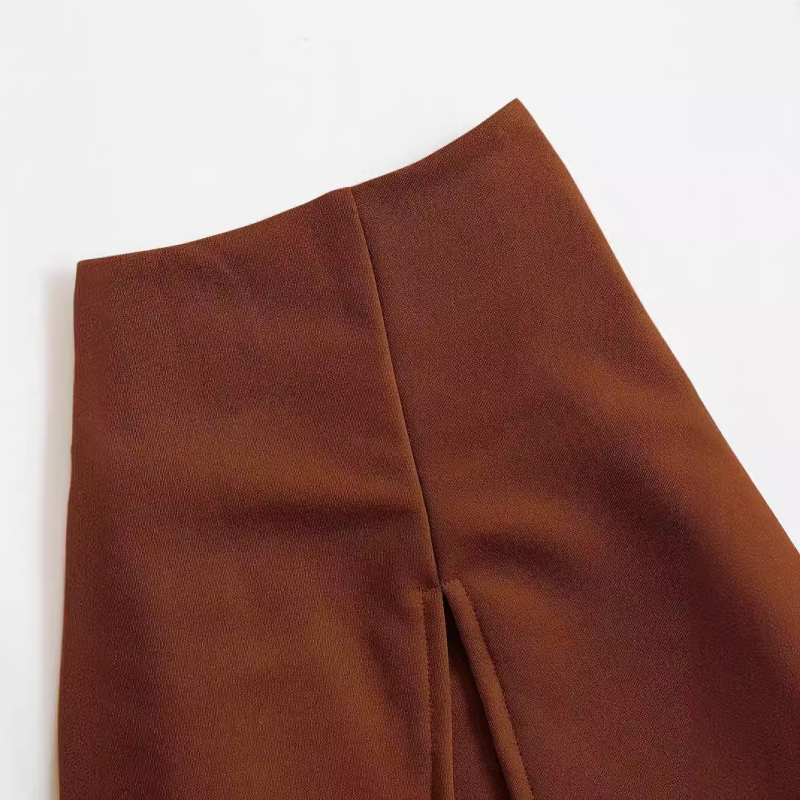 2024 διασυνοριακό εξωτερικό εμπόριο εκρήξεις Amazon γυναικεία ελαστική μέση μίνι σορτς με σχισμένο τελείωμα κοντή φούστα παντελόνι