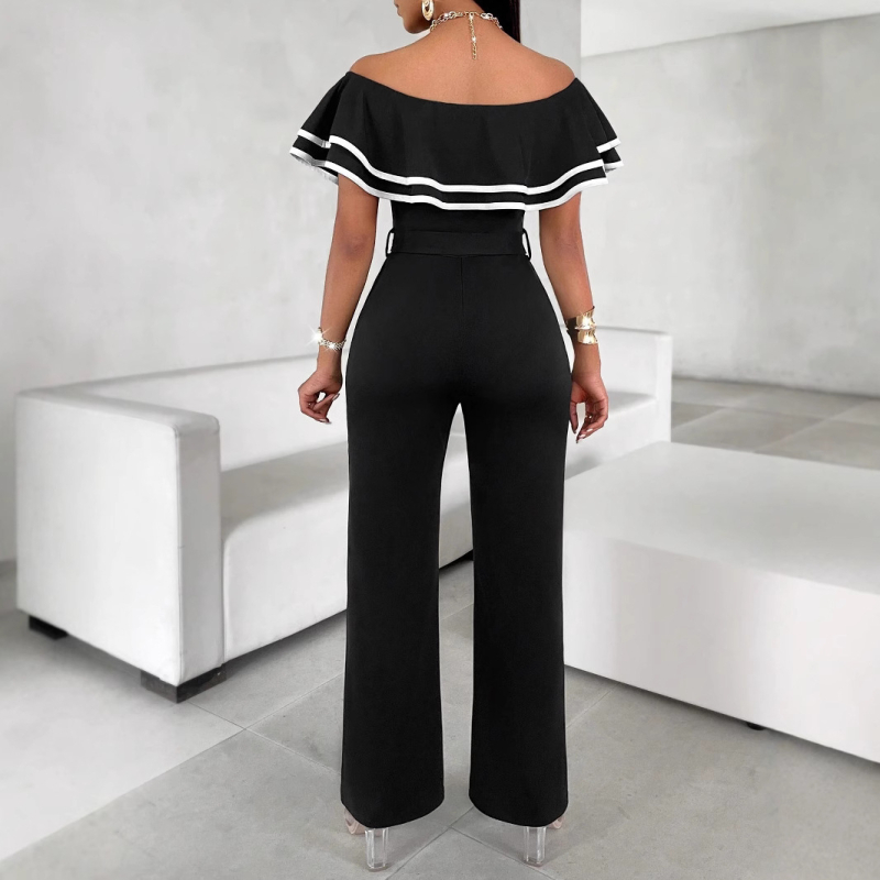 Ευρωπαϊκή και αμερικανική Amazon διασυνοριακή γυναικεία ολόσωμη φόρμα ιδιοσυγκρασίας νέας μόδας με φαρδιά παντελόνια