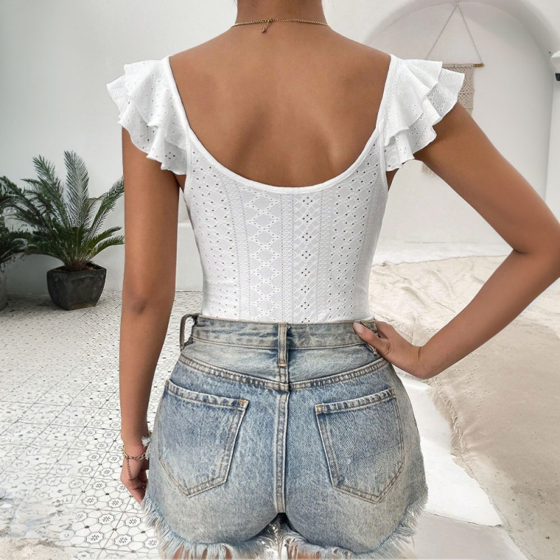 Γυναικεία σέξι κομψή ολόσωμη φόρμα εξωτερικού εμπορίου temu 2025, άνοιξη και καλοκαίρι, νέα, στενή εφαρμογή, λεπτή, κωνική ολόσωμη φόρμα τριών σημείων