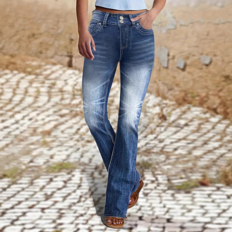 Ευρωπαϊκό και αμερικανικό, διάσημο στο Διαδίκτυο, casual τζιν με υψηλή ελαστικότητα και τσέπη στη μέση, με δαντέλα και ελαστικό μικρο-κέρατο, γυναικείο παντελόνι