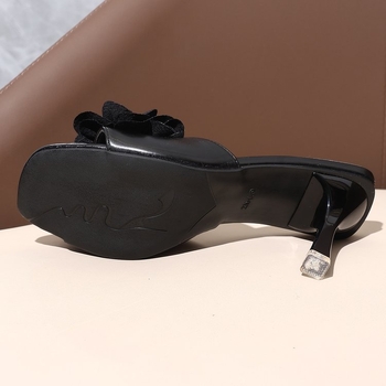 2025. aasta kevad- ja suveuued madala kontsaga prantsuse sussid, elegantsed moodsed stilett-naiste kingad, magusate lilledega kõrged kontsad, pluss-suuruses