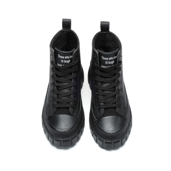 „CrossBorder 2025“ rudens ir žiemos naujo stiliaus patogūs storapadžiai moteriški laisvalaikio bateliai, juodi, paprasti, aukštakulniai bateliai moterims.