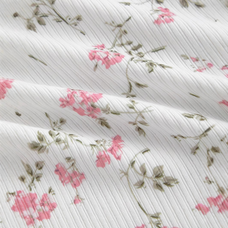 Διασυνοριακό Amazon Εξωτερικού Εμπορίου Ροζ Φλοράλ Δαντελένιο Μπλούζα με Τιράντες Χαριτωμένο Casual Πουκάμισο με Στρώσεις