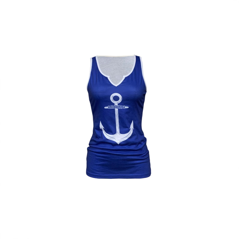 LN1331 σε απόθεμα Άνοιξη και Καλοκαίρι 2024 Νέο Γυναικείο Μοντέρνο Casual Αμάνικο Γιλέκο με V-Neck και Στάμπα, σε Διαγώνια Στενή ...