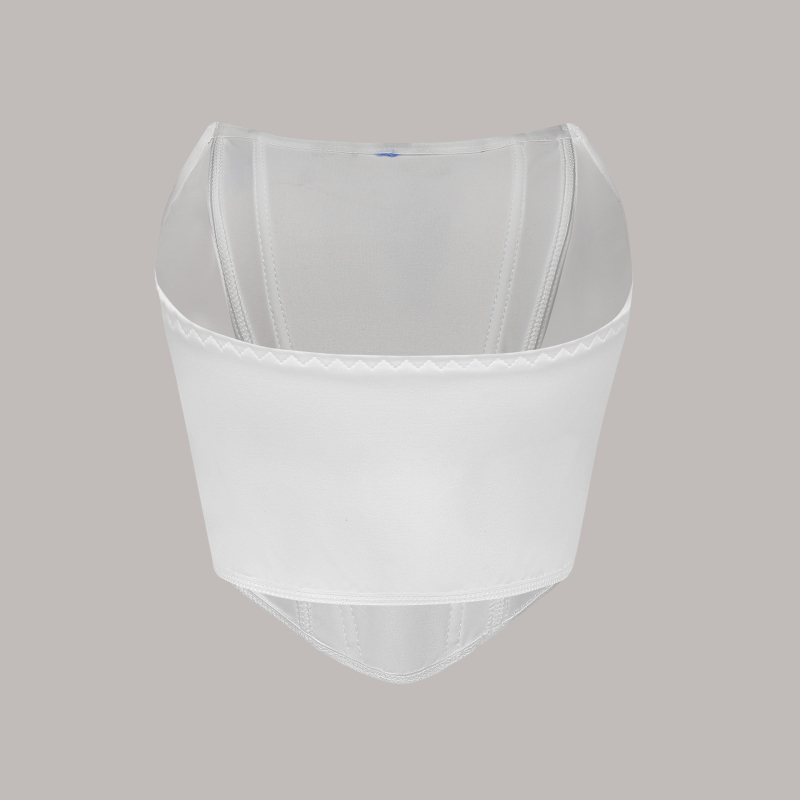 Ευρωπαϊκή και αμερικανική διασυνοριακή μόδα χωρίς στράπλες κέντημα ψαροκόκαλο πεταλούδα niche ins στυλ σχεδιασμός γυναικείο στράπλες τοπ 60650