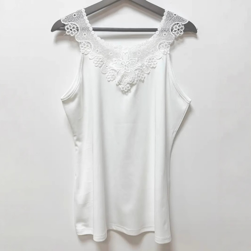 Εισαγωγή τίτλου Amazon Independent Station Γυναικείο τοπ με δαντέλα σε υψηλές πωλήσεις