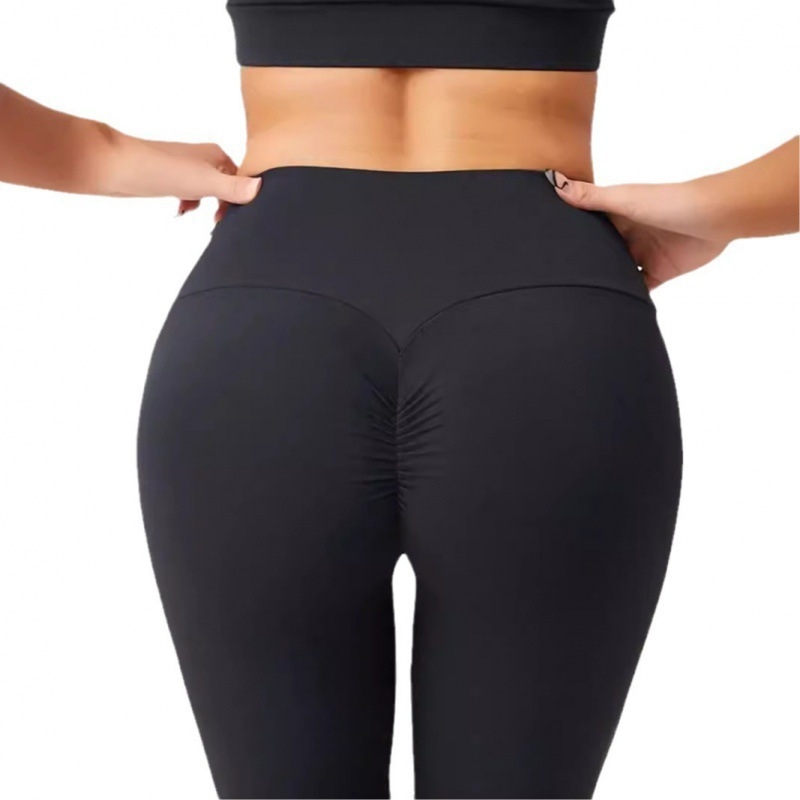 Παντελόνι τρεξίματος με ψηλή μέση, ευρωπαϊκής και αμερικανικής κατασκευής, για άρση κοιλιάς, για άρση γοφών, για άρση κοιλιάς, για άρση ισχίων, για άθληση, γυμναστική, αθλητικά, στενά κολάν, γυμναστική