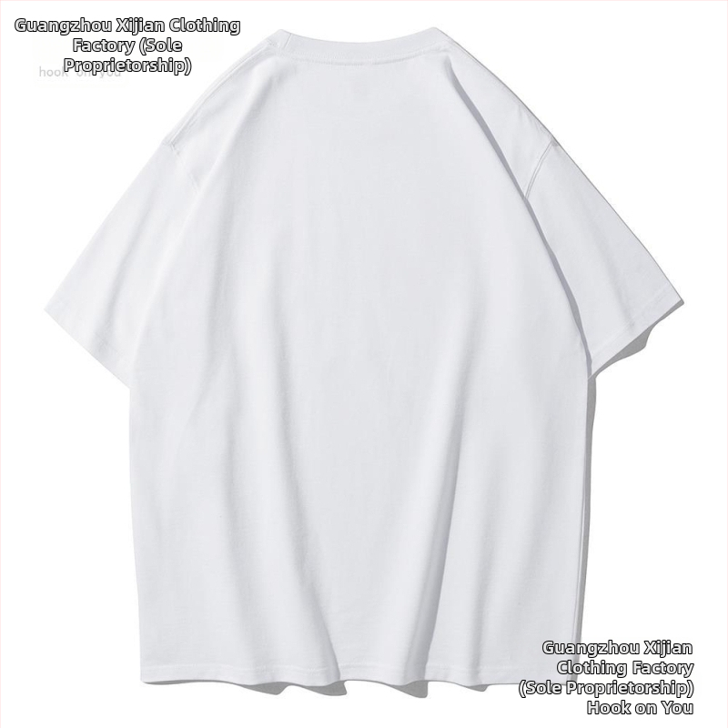 Памучна дамска тениска с цветен графит и букви с любовен щампа