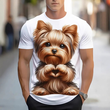 Διασυνοριακό, μοντέρνο, μοντέρνο, τρισδιάστατα εκτυπωμένο, κοντομάνικο ανδρικό μπλουζάκι με στρογγυλή λαιμόκοψη, με καυτές πωλήσεις σε όλες τις χώρες