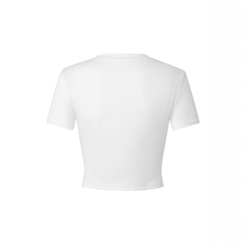 Νέο διασυνοριακό μπλουζάκι με κοντό μανίκι και τυπωμένο τοπ μέχρι τον ομφαλό του 2025, σε στυλ Y2K