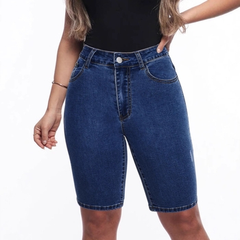 Pd08346 # Aliexpress Εξωτερικό Εμπόριο Διασυνοριακό Ευρωπαϊκό και Αμερικανικό Δημοφιλές Ίσιο Στενή Casual Τζιν με Μεσαία Μέση για Γυναικεία