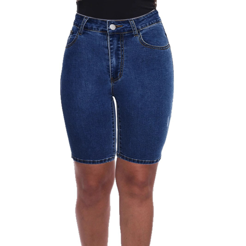 Pd08346 # Aliexpress Εξωτερικό Εμπόριο Διασυνοριακό Ευρωπαϊκό και Αμερικανικό Δημοφιλές Ίσιο Στενή Casual Τζιν με Μεσαία Μέση για Γυναικεία