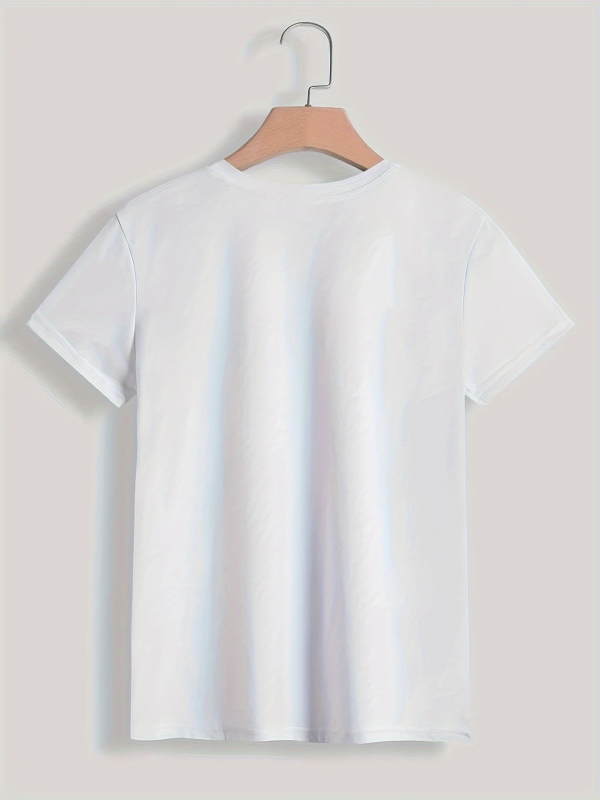 Ζωντανό T-shirt με Στάμπα Παρισιού και Στρογγυλή Λαιμόκοψη - Μαλακό, Αναπνέον, S