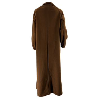 M2999 Amazon Διασυνοριακό Ευρωπαϊκό και Αμερικανικό Φθινόπωρο και Χειμώνας Νέο Καθαρό Χρώμα Μόδα Κομψό Παλτό Μακρύ Ζακέτα Χαλαρό Παλτό