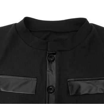 M2562 Μέση Ανατολή Amazon διασυνοριακό μουσουλμανικό μονόχρωμο δερμάτινο ράψιμο με ζώνη, κομψό φόρεμα