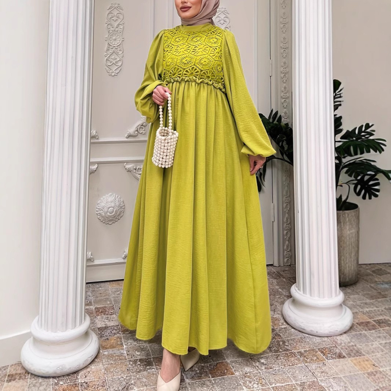 M2980 Amazon Ευρώπη και Ηνωμένες Πολιτείες διασυνοριακό νέο φθινόπωρο και χειμώνα γυναικείο μονόχρωμο ραφή μόδας ιδιοσυγκρασία γυναικείο φόρεμα