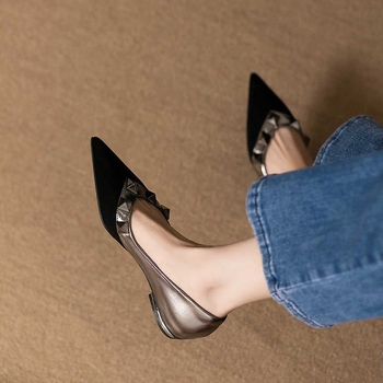 [youshilai] Άνοιξη και Φθινόπωρο 2025 Νέα Παπούτσια Εργασίας Joker Commuter με Ρηχό Στόμα και Επίπεδα Πριτσίνια για Γυναίκες