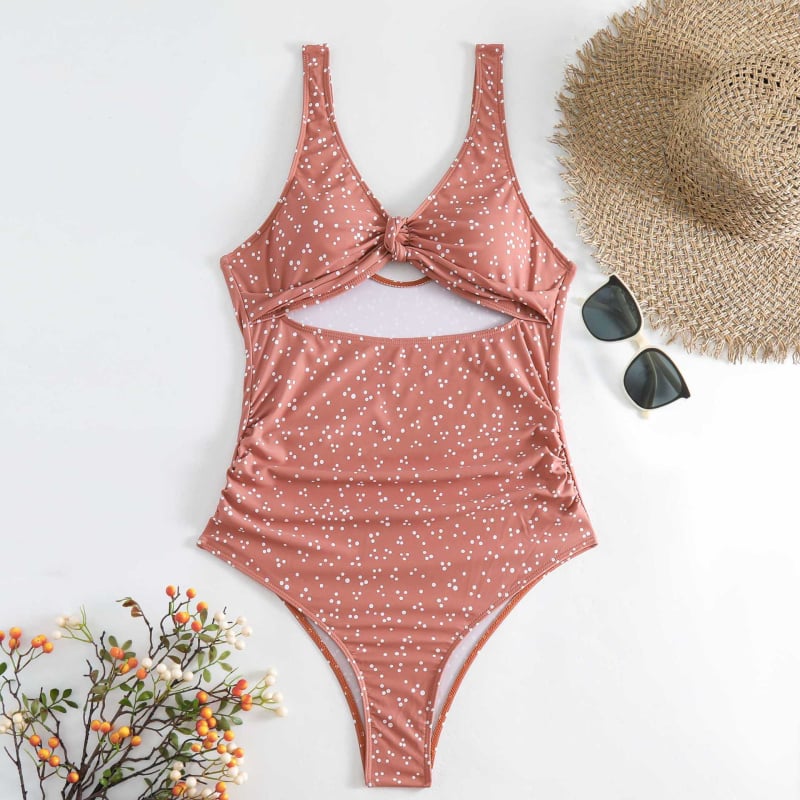 Europski i američki Amazon Explosions Retro Wave Dot Leđni trokutasti kupaći kostim Bikini kupaći kostim za trudnice Cross
