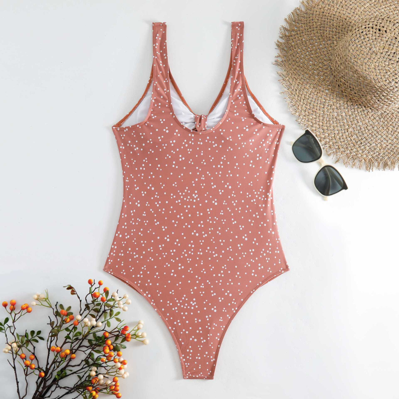 Europos ir Amerikos „Amazon“ sprogimų retro bangų taškinis be nugaros trikampis maudymosi kostiumėlis bikini maudymosi kostiumėlis nėščioms moterims kryžminis maudymosi kostiumėlis