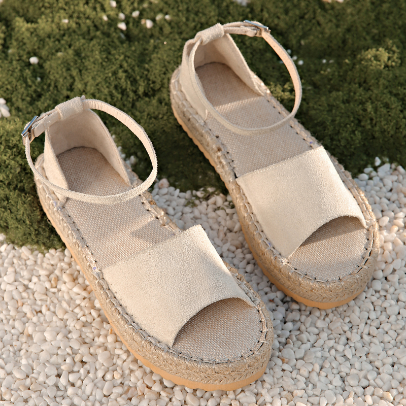 2025. gada vasaras ārējās tirdzniecības jaunā platformas torte ar sprādzi, sieviešu modes kaņepju virves austa bieza apakšdaļa, Eiropas un Amerikas plus izmēra ārējā tirdzniecība