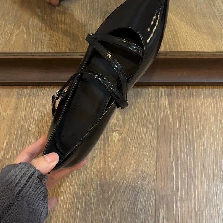 Παπούτσια Mary Jane για Αύξηση Εσωτερικού Ύψους 2025, Νέα Vintage Γυναικεία Παπούτσια, Καλοκαιρινά Παπούτσια Niche, Μικρά Δερμάτινα Παπούτσια για Όλα τα Παπούτσια, Μονόστρωτα Παπούτσια