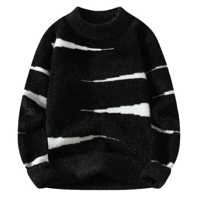 Határokon átnyúló külkereskedelmi generációs őszi-téli pulóver, őszi-téli népszerű félgarnitúra, Golden Mink műbőr bársony pulóver férfiaknak