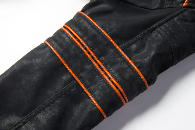 Naujas vyriškas rudens ir žiemos odinis švarkas iš „OZON Amazon“, parduodamas užmiestyje, su kabykla, laisvalaikio stiliaus, sustorinta vyriška striukė.