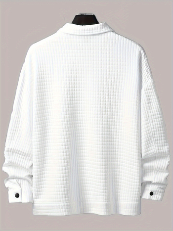 Férfi ing gofri mintával