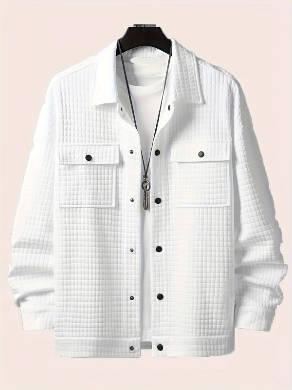 Férfi ing gofri mintával