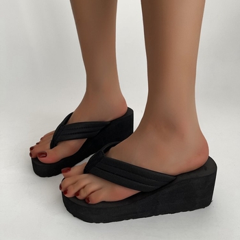 2024. aasta naiste suvised plätud, uued libisemiskindlad kiilukujulised rannakingad, muffin, suured kontsad, paksu tallaga sandaalid, hulgimüük